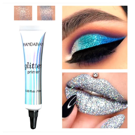 Makeup glitter primer